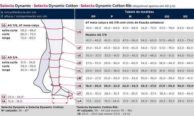 tabela selecta dynamic cotton rib